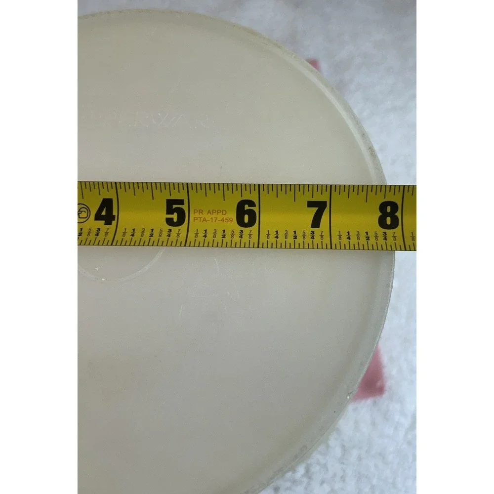 Vintage Tupperware Jumbo 9 Qt Sheer Storage Canister Container w/Snap Lid